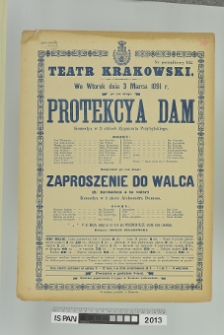 PROTEKCYA DAM (PROTEKCJA DAM), ZAPROSZNIE DO WALCA (L'INVITATION A LA VALSE)