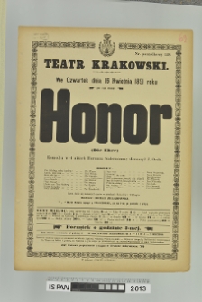 HONOR (DIE EHRE)