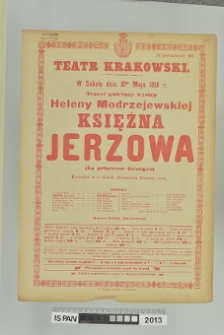 KSIĘŻNA JERZOWA (LE PRINCESSE GEORGES)