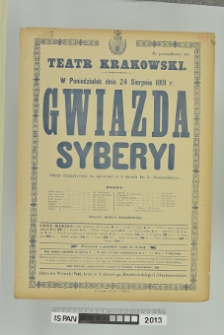GWIAZDA SYBERYI (Gwiazda Syberii)