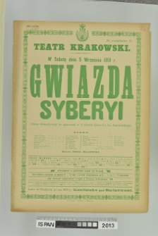 GWIAZDA SYBERYI