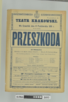 PRZESZKODA (L'Obstacle)