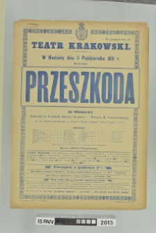 PRZESZKODA (L'Obstacle)