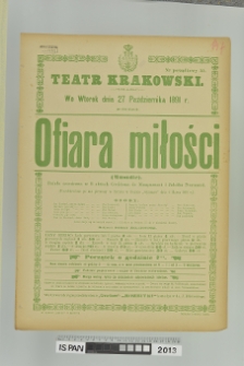 OFIARA MIŁOŚĆI (Musotte)