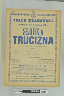 SŁODKA TRUCIZNA