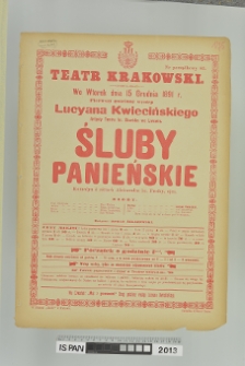 ŚLUBY PANIEŃSKIE