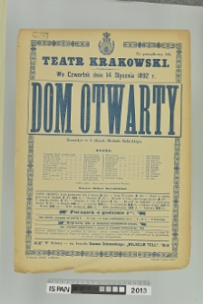 DOM OTWARTY