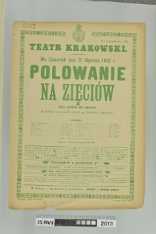 POLOWANIE NA ZIĘCIÓW (Le point de mire)