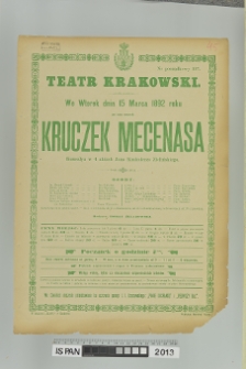 KRUCZEK MECENASA