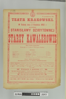 STARZY KAWALEROWIE (Les Vieux Garçons)