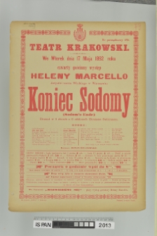KONIEC SODOMY (Sodom's Ende)