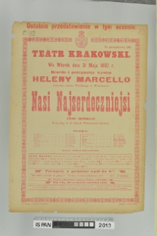 NASI NAJSERDECZNIEJSI (Nos intimes)