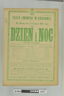 DZIEŃ I NOC (Le jour et la nuit)