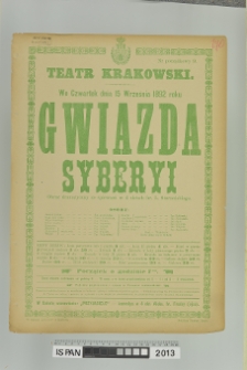 GWIAZDA SYBERYI (Gwiazda Syberii)