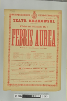 FEBRIS AUREA