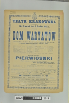 DOM WARYATÓW (Dom wariatów)