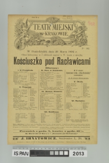 KOŚCIUSZKO POD RACŁAWICAMI
