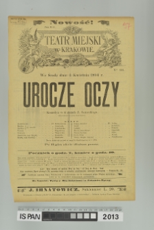 UROCZE OCZY