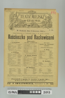KOŚCIUSZKO POD RACŁAWICAMI
