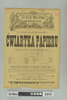ĆWIARTKA PAPIERU
