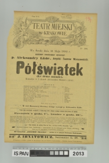PÓŁŚWIATEK (Le demi monde)