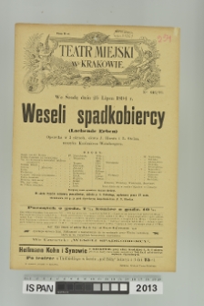 WESELI SPADKOBIERCY (Lachende Erben)