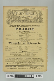 PAJACE (l'Pagliacci)