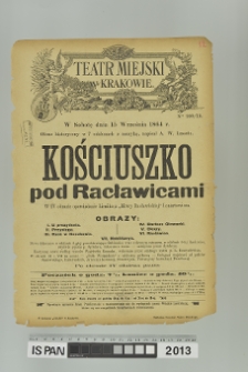 KOŚCIUSZKO POD RACŁAWICAMI