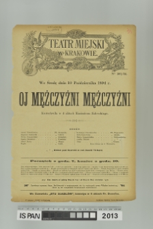 OJ MĘŻCZYŹNI MĘŻCZYŹNI