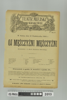 OJ MĘŻCZYŹNI MĘŻCZYŹNI