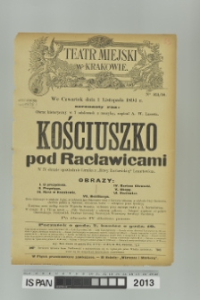 KOŚCIUSZKO POD RACŁAWICAMI
