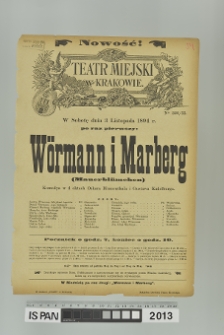 WÖRMANN I MARBERG (Mauerblümchen)