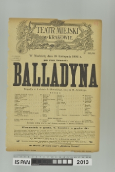 BALLADYNA