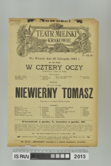 W CZTERY OCZY