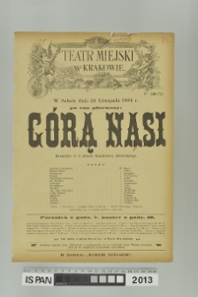 GÓRĄ NASI