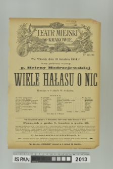 WIELE HAŁASU O NIC