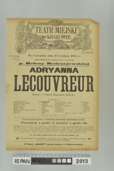 ADRYANNA LECOUVREUR