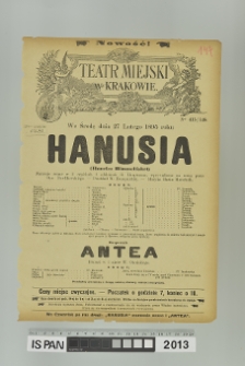 HANUSIA (Haneles Himmelfahrt)