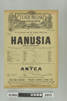HANUSIA (Haneles Himmelfahrt)
