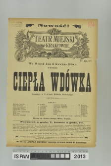 CIEPŁA WDÓWKA