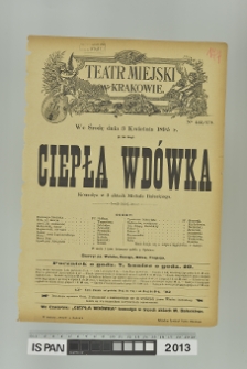 CIEPŁA WDÓWKA