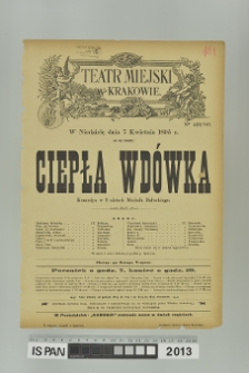 CIEPŁA WDÓWKA
