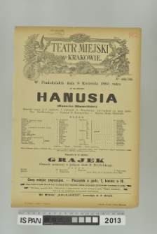 HANUSIA (Haneles Himmelfahrt)