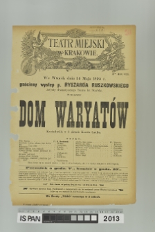 DOM WARYATÓW (Dom wariatów)