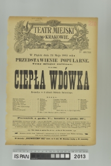 CIEPŁA WDÓWKA