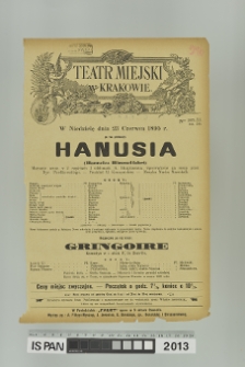 HANUSIA (Hannels Himmelfahrt)