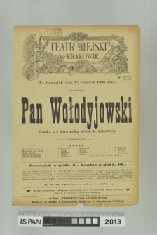 PAN WOŁODYJOWSKI