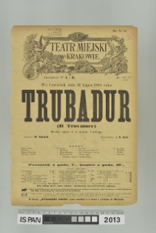 TRUBADUR (Il Trovatore)