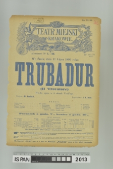 TRUBADUR (Il Trovatore)