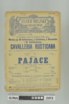 CAVALLERIA RUSTICANA